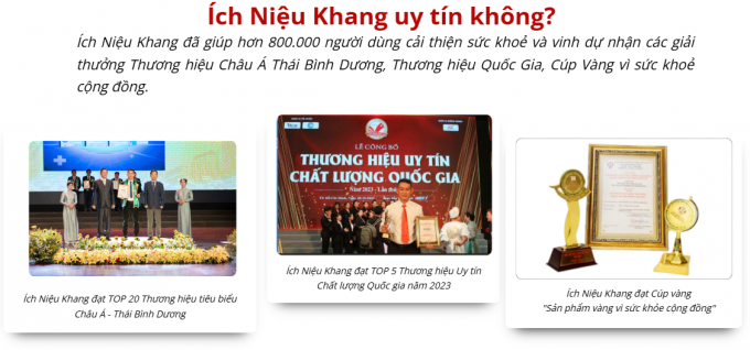 giải thưởng ích niệu khang